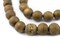 The Bead Chest Gold Round Druzy Agate Beads (12mm): Organic Gemstone Round Spherical Energy Stone Healing Power Crystal for Jewelry Bracelet Mala Necklace Making
